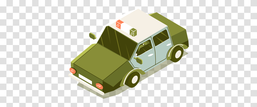 Isometric Transport Police Car & Svg Model Car, Van, Vehicle, Transportation, Ambulance Transparent Png