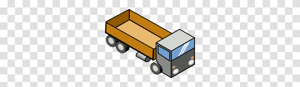 Isometric Truck Clip Art, Transportation, Vehicle, Tractor, Wagon Transparent Png