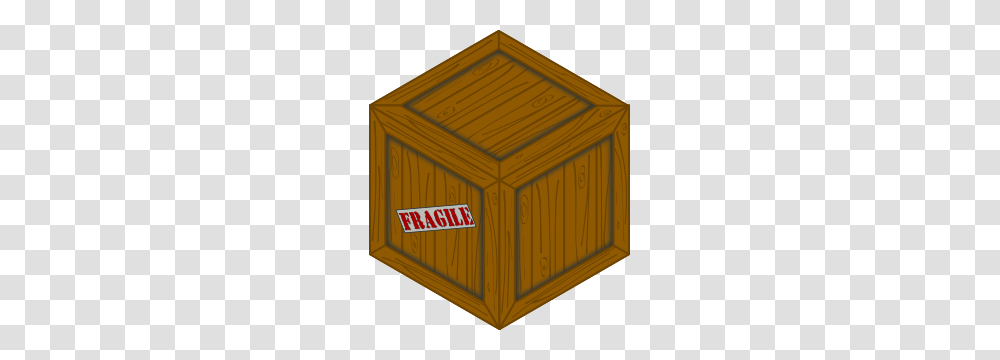 Isometric Wooden Crate Clip Art, Gate, Box Transparent Png