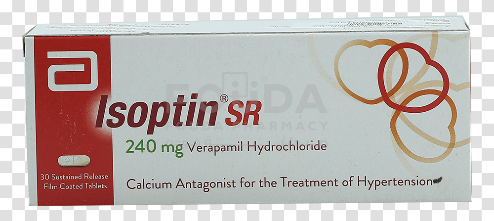 Isoptin Sr 240 Mg, Paper, Box, Carton Transparent Png