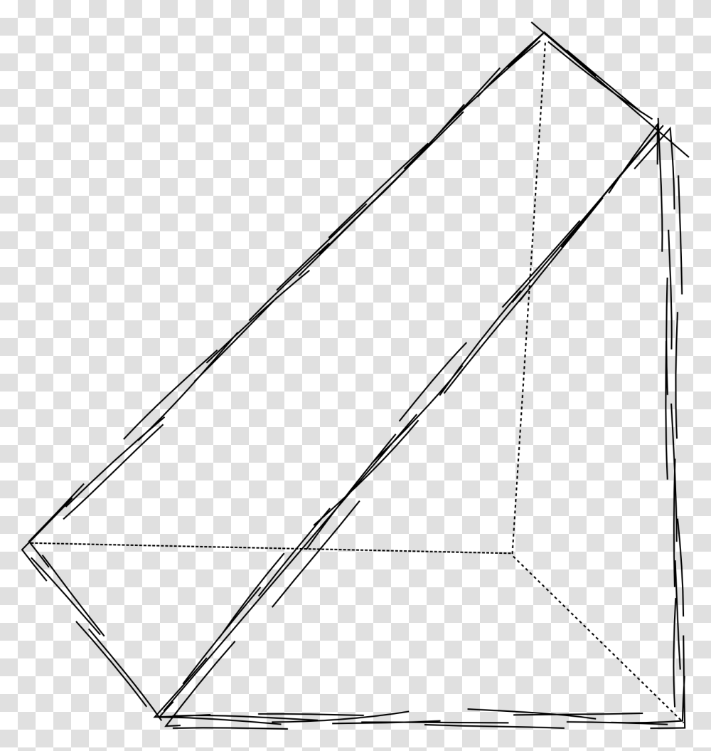 Isosceles Right Triangle 3d, Bow, Building, Bridge, Architecture Transparent Png