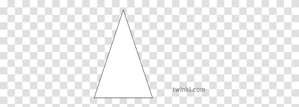 Isosceles Triangle Shape 2d Angle Maths Ks2 Black And White Rgb Survey Monkey, Symbol, Arrow, Arrowhead Transparent Png