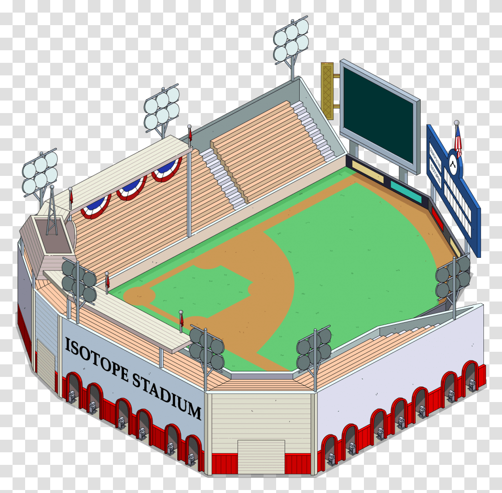 Isotope Stadium Tapped Out, Building, Field, Arena, Sport Transparent Png