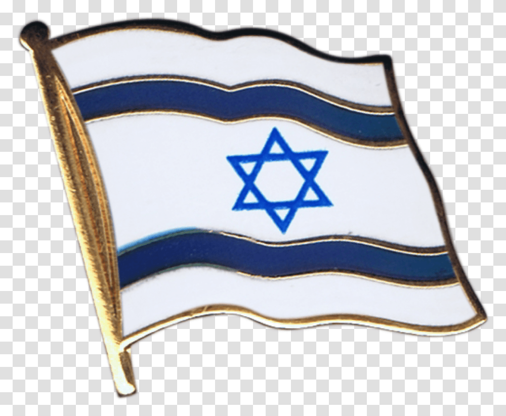 Israel Flag Pin Badge Israel Flag Background, Star Symbol, Emblem, Buckle Transparent Png