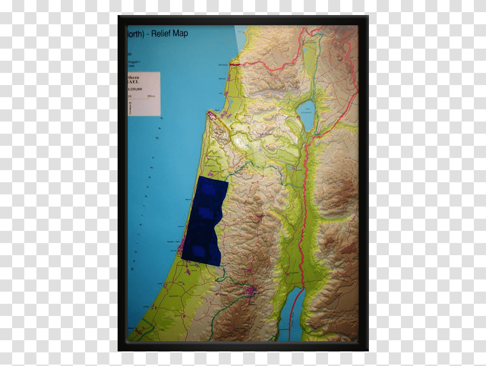 Israel Map, Diagram, Plot, Atlas, Painting Transparent Png