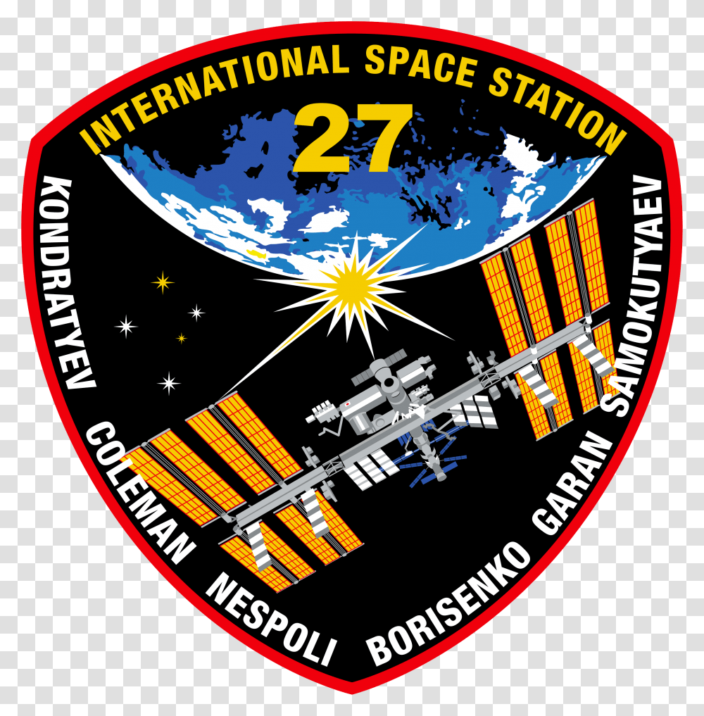 Iss Expedition 27 Patch International Space Station Mission Patch, Label, Logo Transparent Png