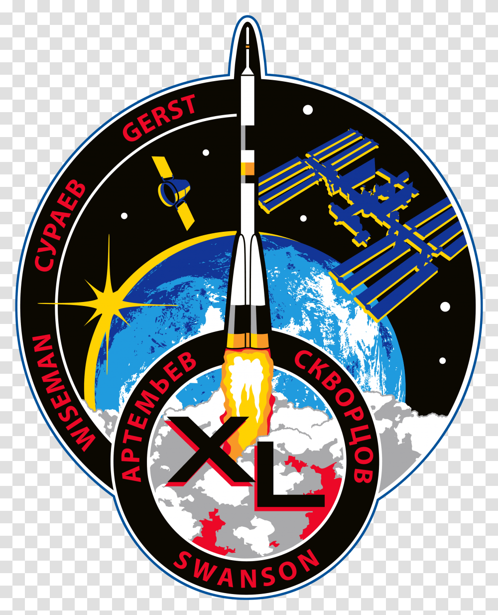 Iss Expedition 40 Patch, Compass, Gauge Transparent Png