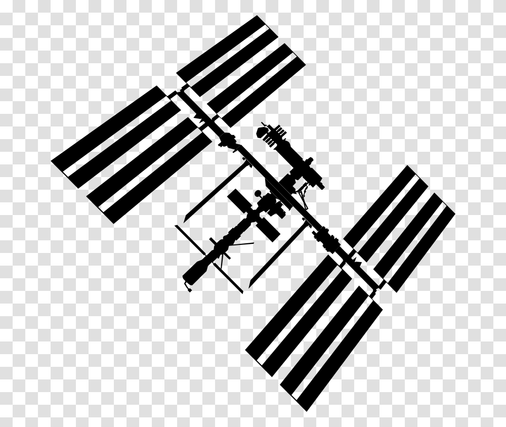 Iss Silhouette International Space Station Outline, Gray, World Of Warcraft Transparent Png