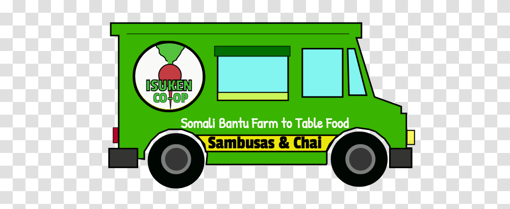 Isuken Somali Bantu Food Truck Portland Food Map, Vehicle, Transportation, Fire Truck Transparent Png