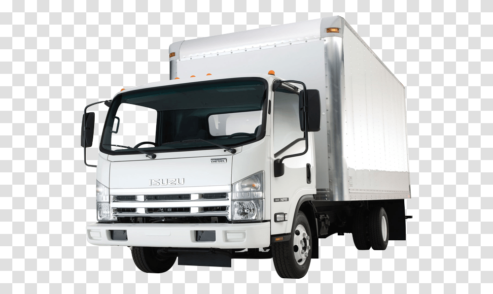 Isuzu Npr Chrome Accessories, Truck, Vehicle, Transportation, Moving Van Transparent Png