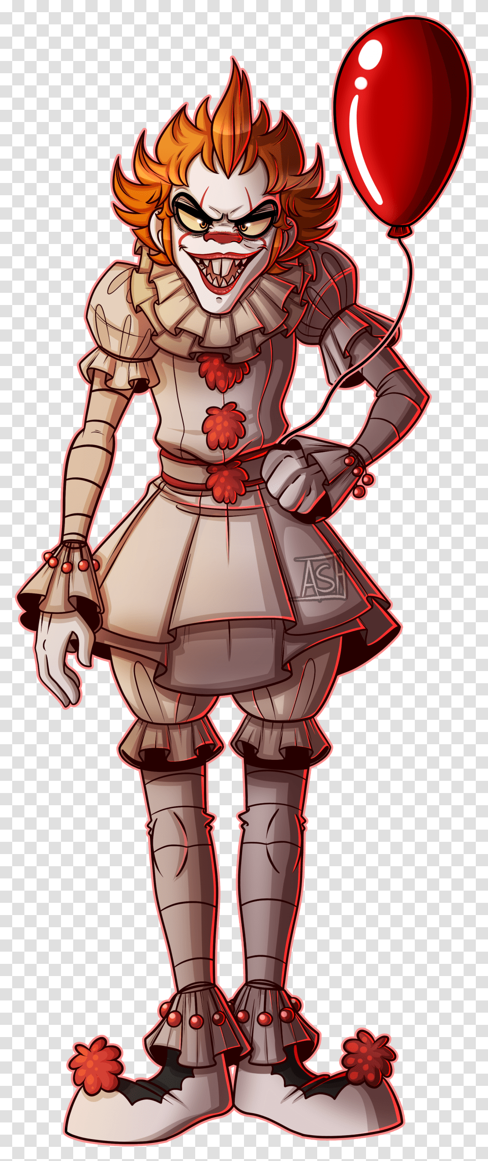 It Clown Cartoon Legendary Creature Pennywise Cartoon, Armor, Person, Human, Knight Transparent Png