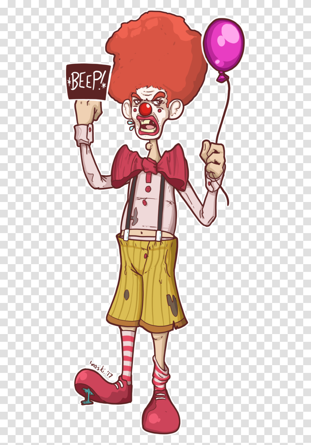 It Clown Ransome The Clown, Performer, Person, Human, Hand Transparent Png