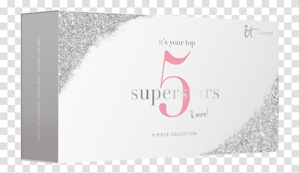 It Cosmetics It's Your Top 5 Superstars And More Nov Cosmetics Box Set, Business Card, Paper, Number Transparent Png