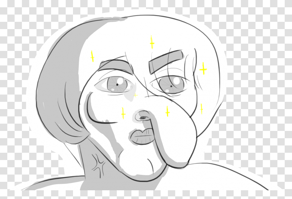 It Doesnt Take Away The Pain, Drawing, Head, Face Transparent Png