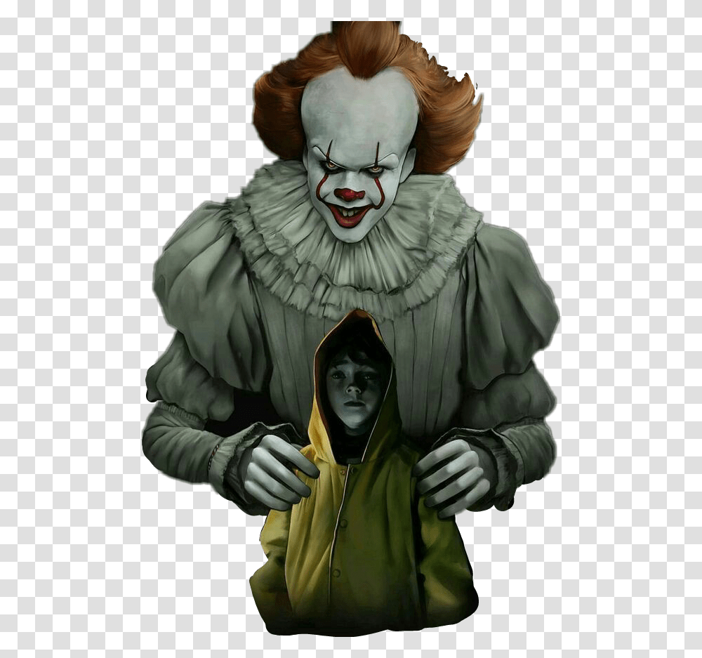 It Eso Remake 2017 Pennywise Stephenking Pennywise New Movie, Performer, Person, Human, Clown Transparent Png