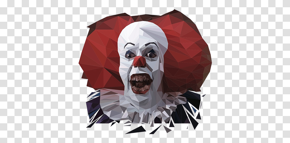 It Evil Clown American Horror Story Pennywise The Clown, Performer, Paper, Origami Transparent Png