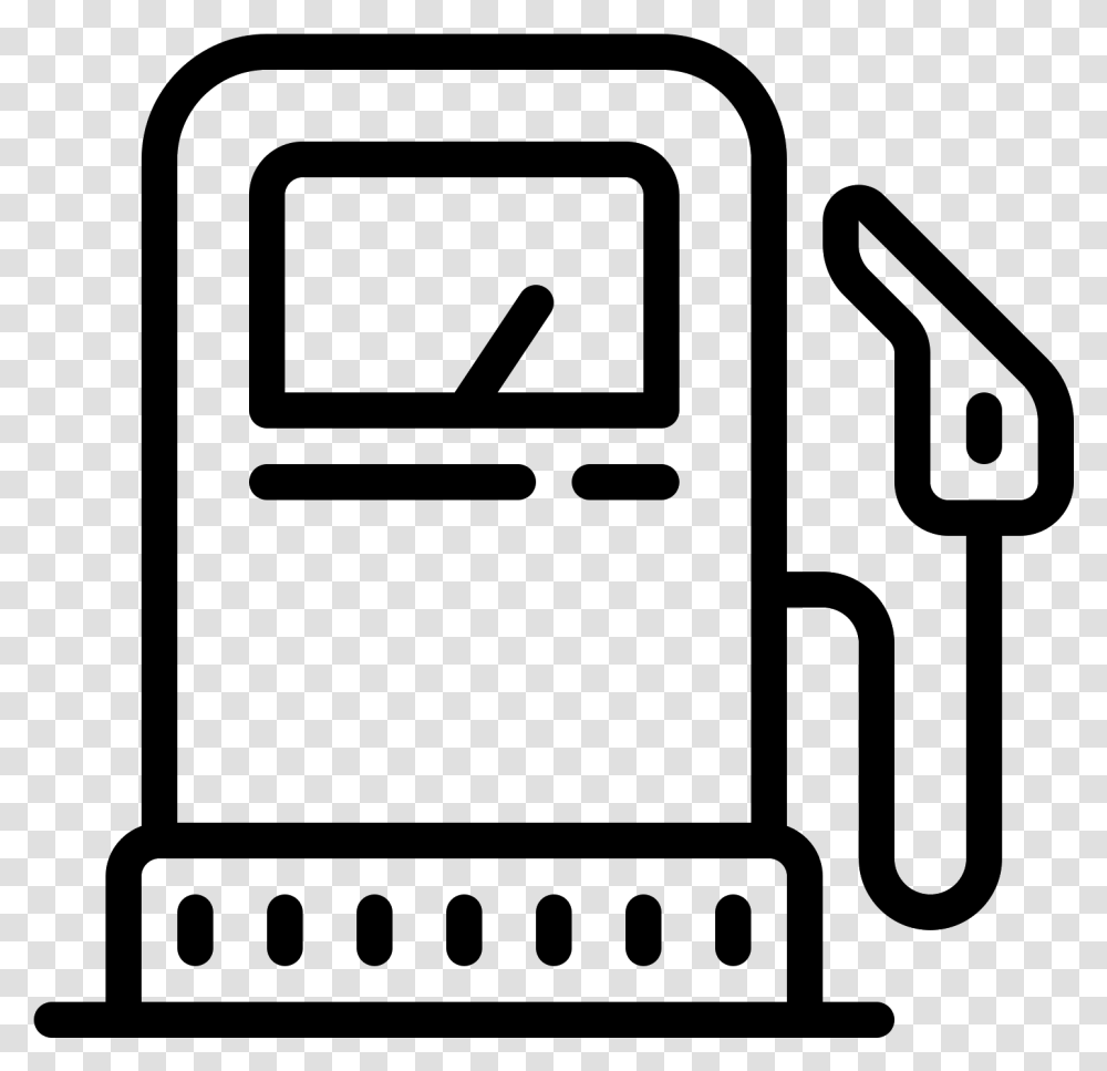 It Is A Icon For A Gas Pump Gas Station Icon Svg, Gray, World Of Warcraft Transparent Png
