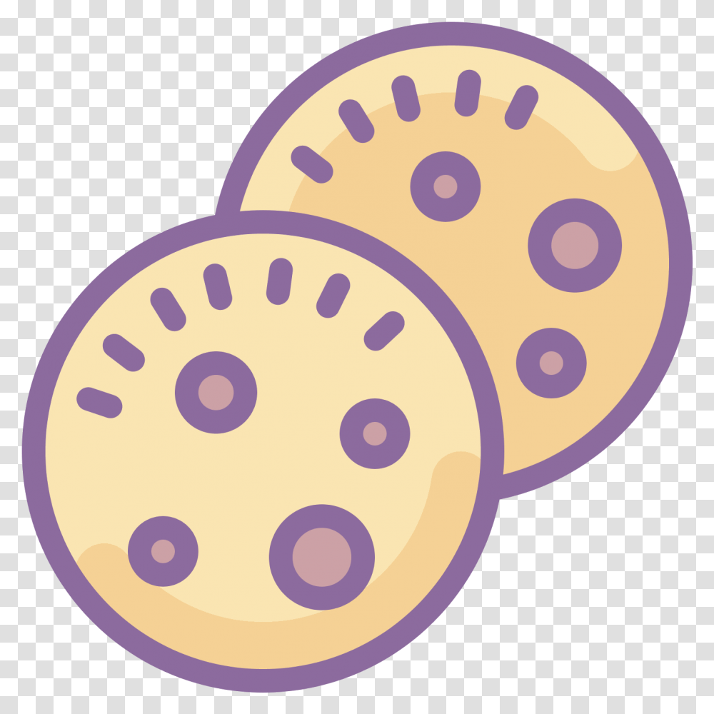 It Is An Image Of Two Overlapping Cookies Circle, Plant, Food, Bread, Sweets Transparent Png
