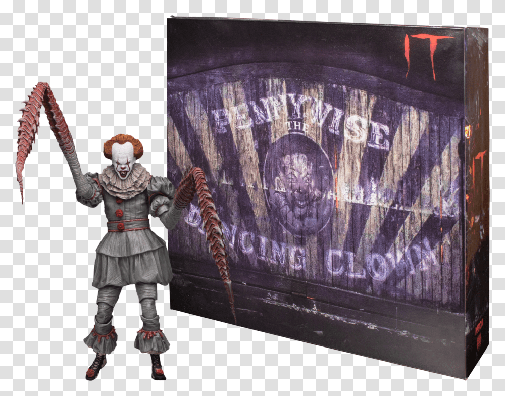 It Pennywise The Dancing Clown Figure, Person, Human, People, Painting Transparent Png