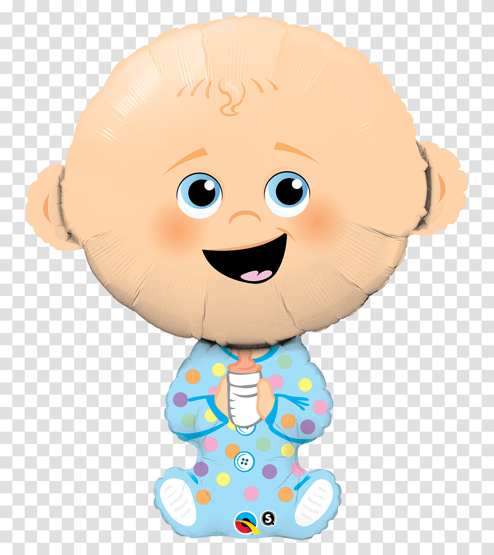 It's A Boy Balloon Clipart Globo Con Forma Bebe, Toy, Rattle, Indoors, Room Transparent Png