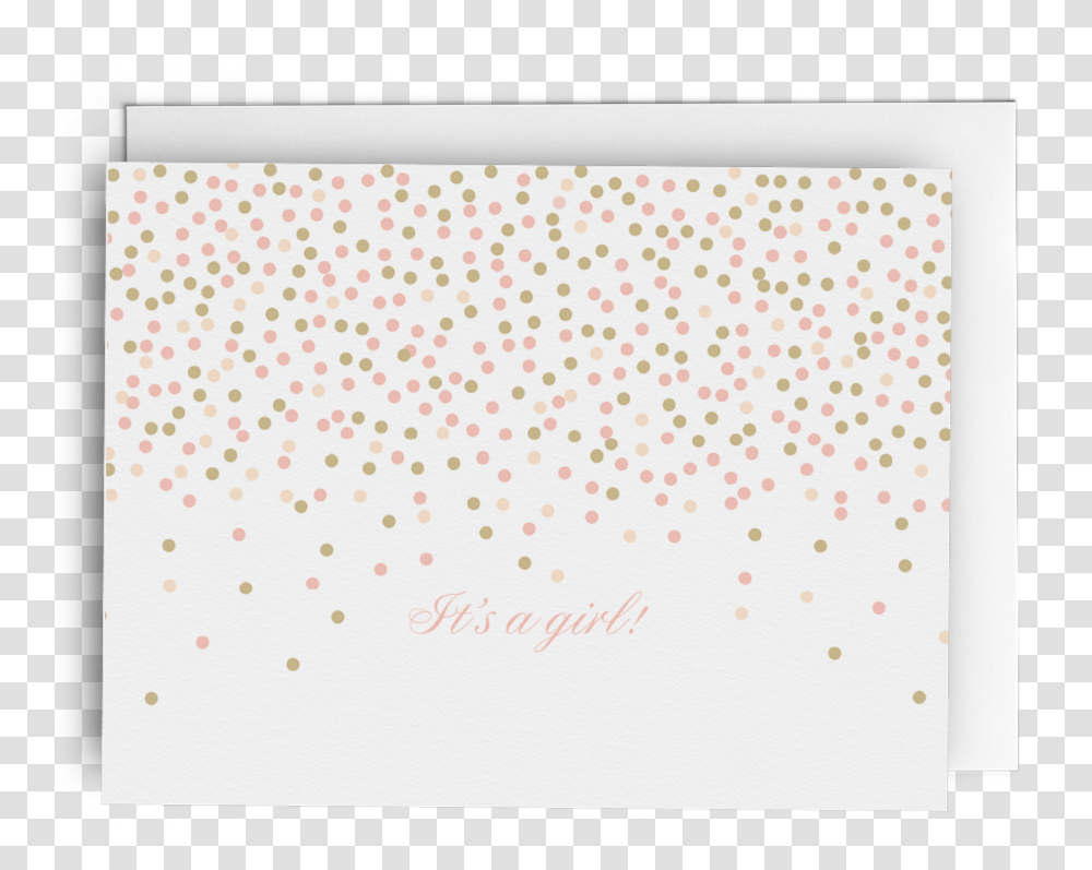 It's A Girl Polka Dot, Paper, Rug, Confetti Transparent Png