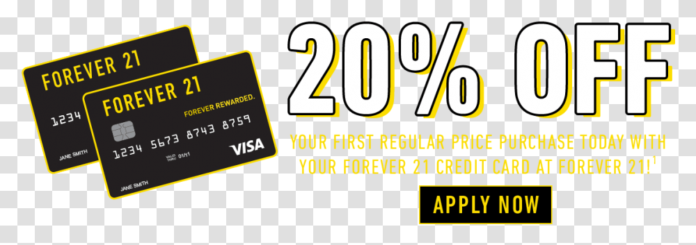 It's A Great New Way To Earn Rewards And Pay For All Forever 21 Rewards Card, Number, Flyer Transparent Png