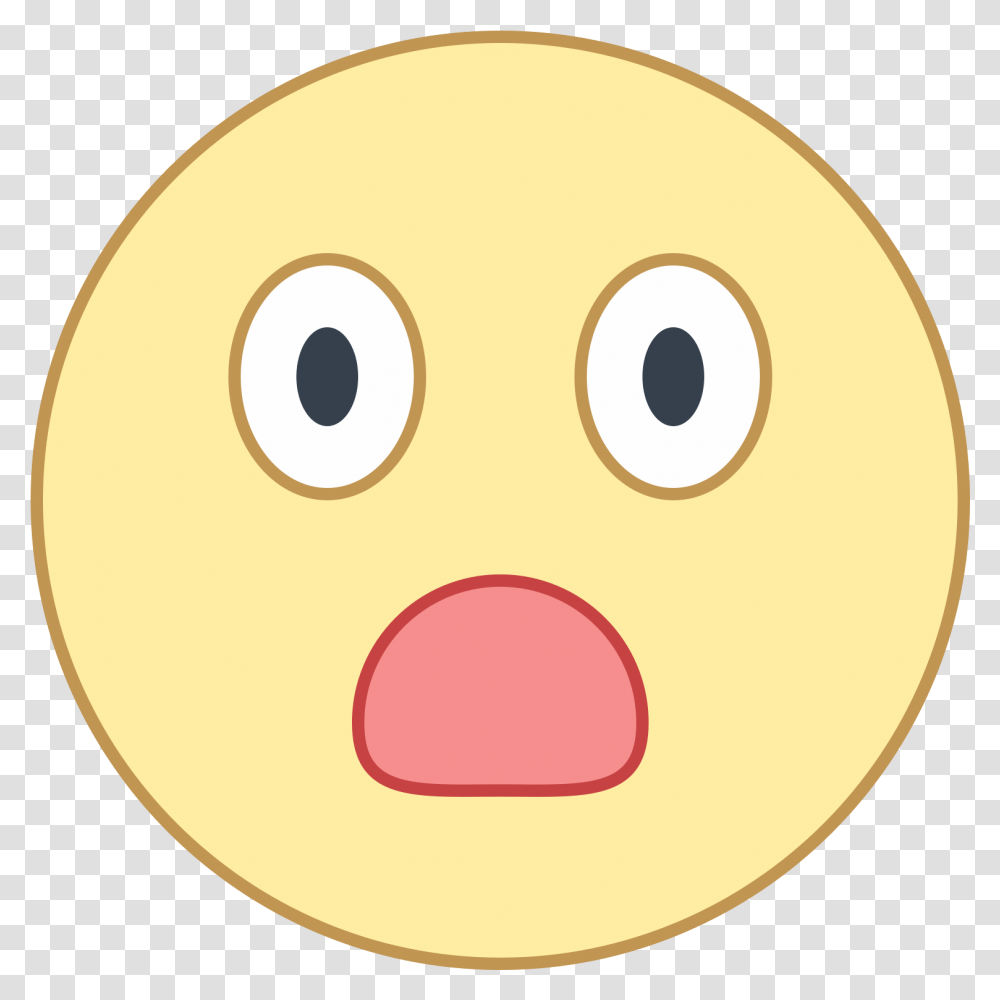 It's A Logo For A Surprised Person Circle, Disk Transparent Png