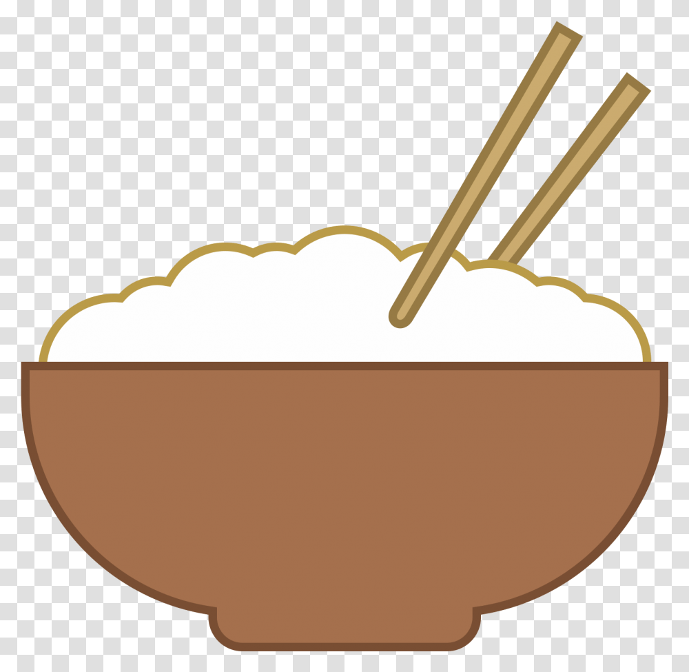 It's A Logo Of Rice Bowl Reduced To An Image Of A Vector Rice Pot, Soup Bowl, Food, Shovel, Tool Transparent Png