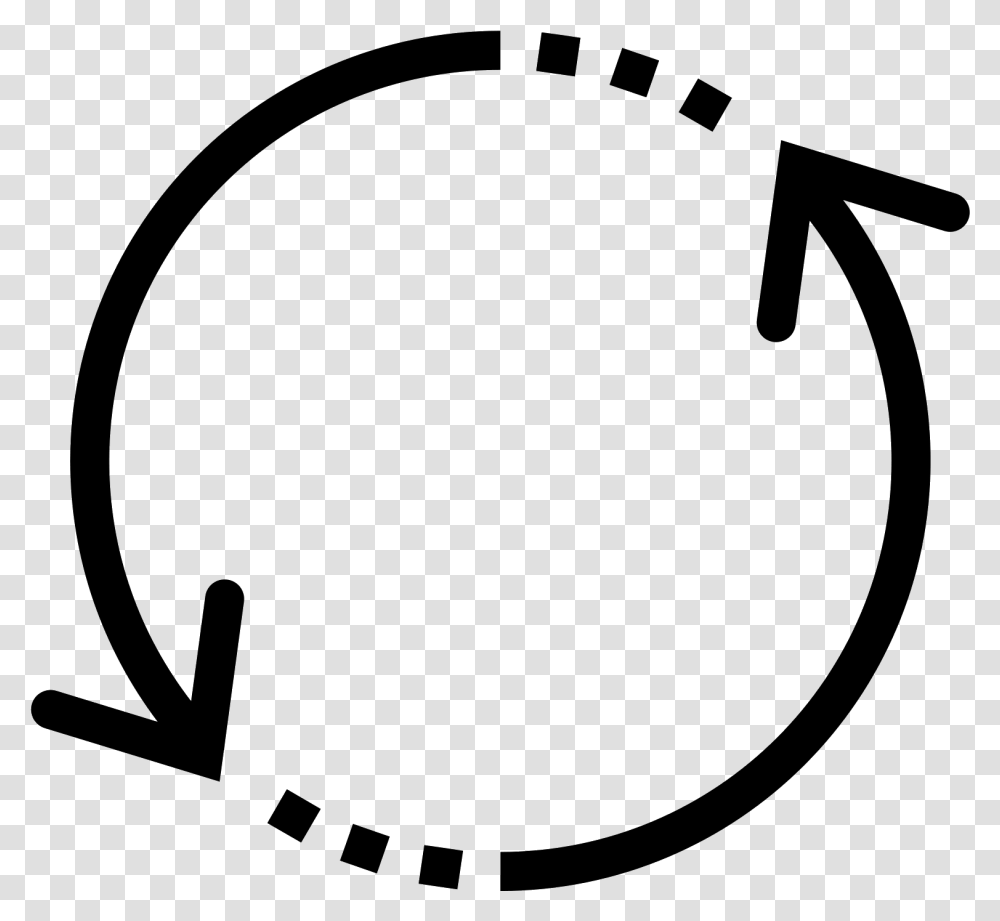 It's A Logo Of Two Circular Arrows Which Close Back Replacement Icon, Gray, World Of Warcraft Transparent Png