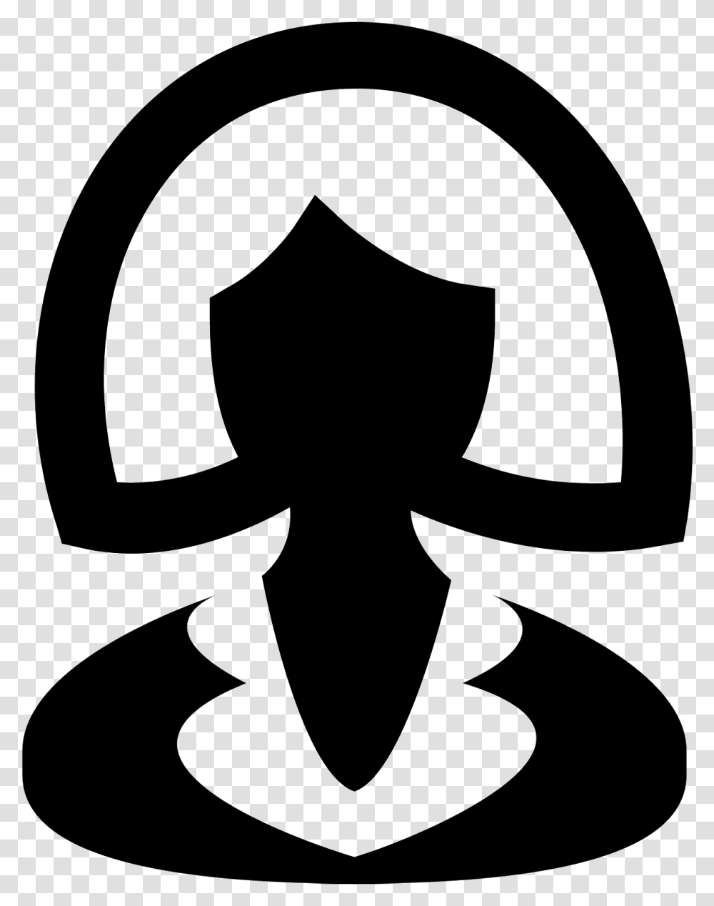 It's A Simplified Portrait Of A Head Bearing A Female Pink Business Woman Icon, Gray, World Of Warcraft Transparent Png