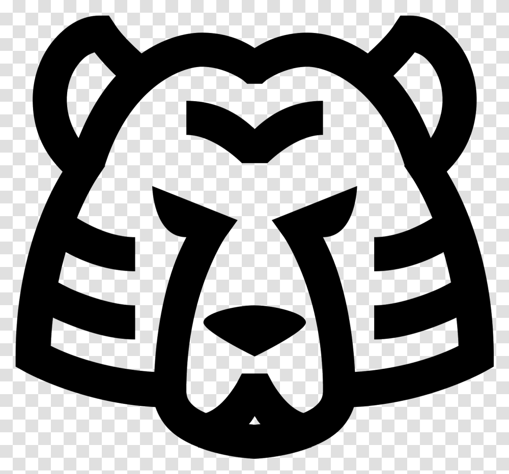 It's An Icon Of A Tiger Head, Gray, World Of Warcraft Transparent Png