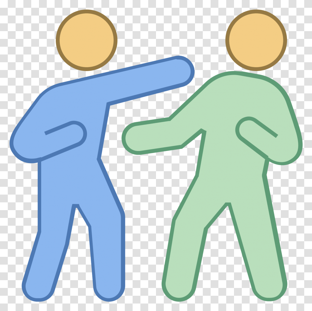 It's An Image Of Two People Boxing Two People Boxing Clip Art, Hand, Pedestrian Transparent Png