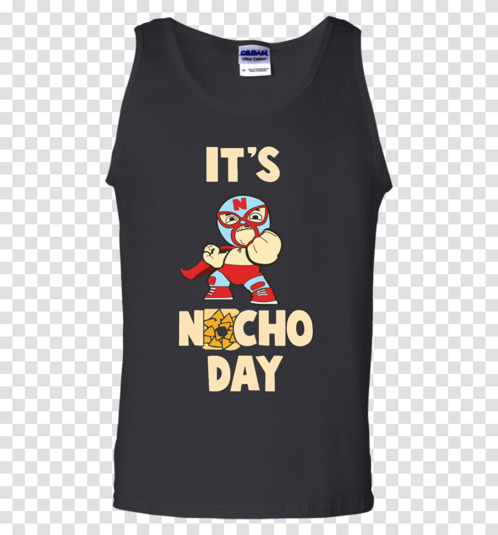 It's Nacho Day Lucha Libre Mask Wrestler Tank Top Teeever Phi Beta Sigma Shirt Designs, Apparel, T-Shirt, Sleeve Transparent Png