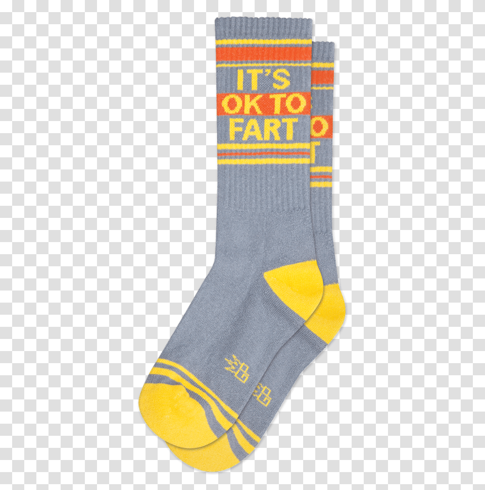 It's Ok To Fart Ribbed Gym SockClass Lazyload Lazyload, Apparel, Shoe, Footwear Transparent Png