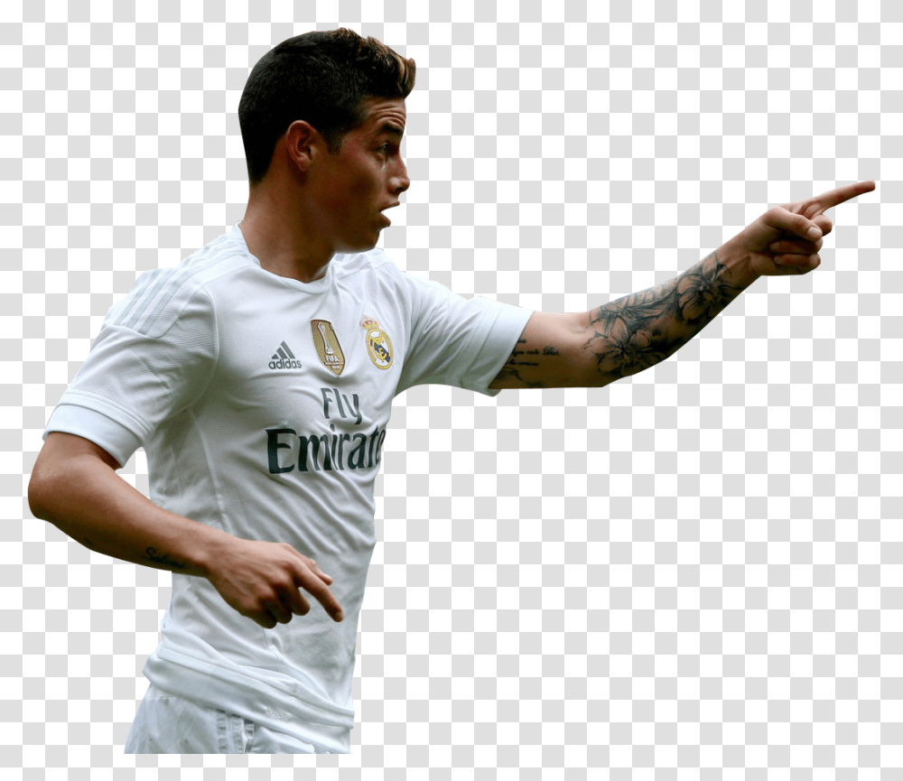 It's Only For Madrid In Spain Where Has Struggled A James Rodriguez Cut Out, Skin, Person, Tattoo Transparent Png