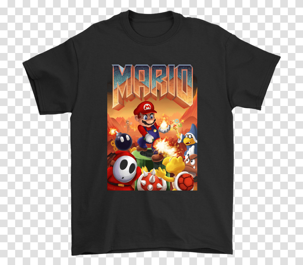 It's The Army Of Bowser Mario Army Of Darkness Mashup Doom Super Mario, Apparel, T-Shirt Transparent Png