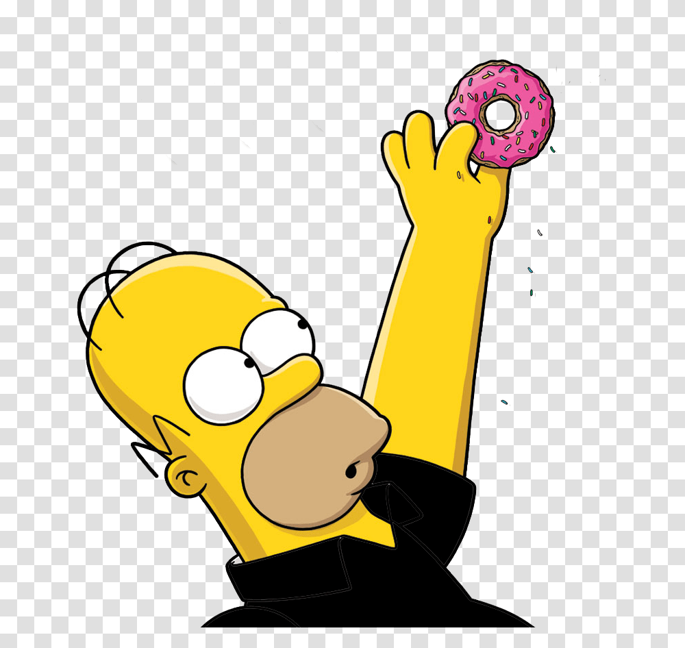 It Shows All The Stains Homer Simpson Grabbing Donut, Leisure Activities, Musical Instrument, Hand, Musician Transparent Png