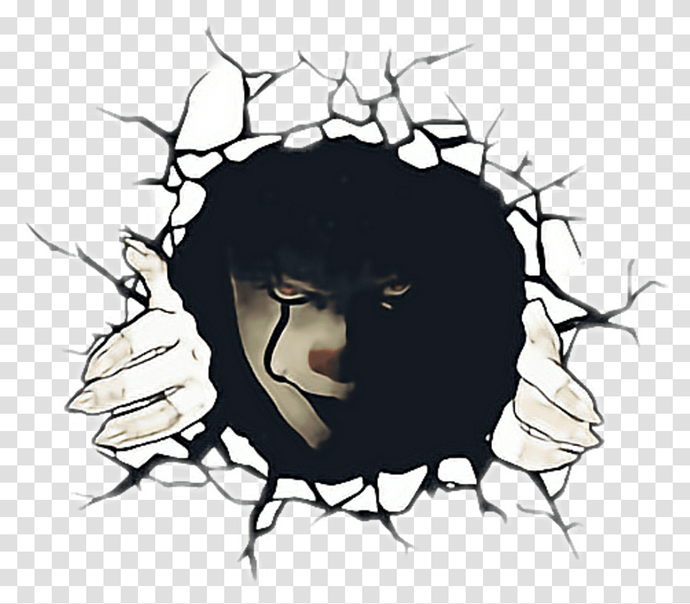 It Sticker Pennywise Clipart, Poster, Advertisement, Accessories Transparent Png
