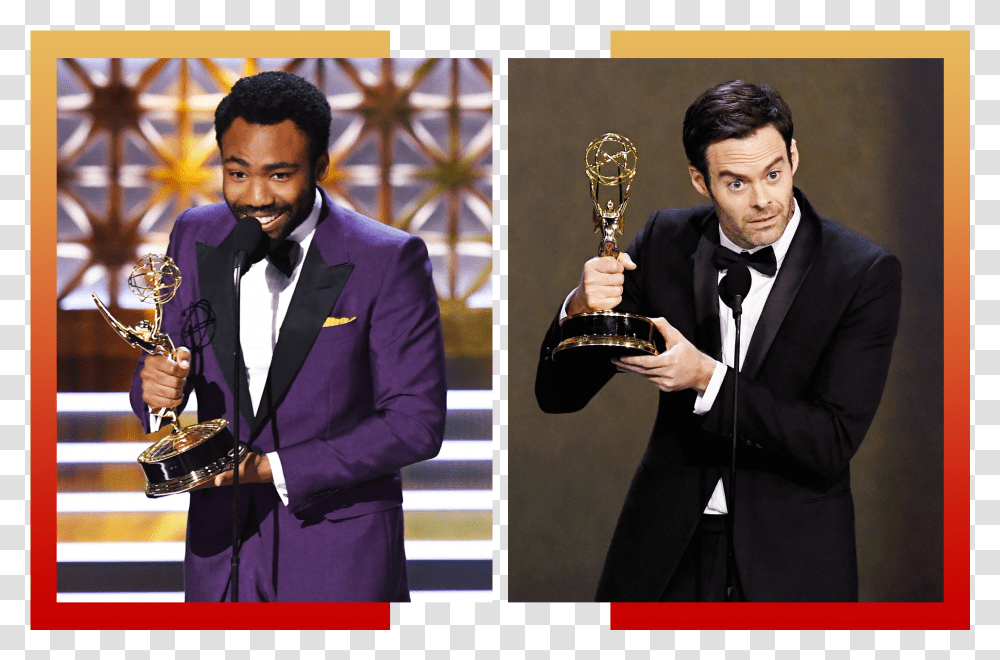 It Wasnt Terribly Surprising To See Critically Adored Donald Glover 2017 Emmys, Person, Suit, Overcoat Transparent Png