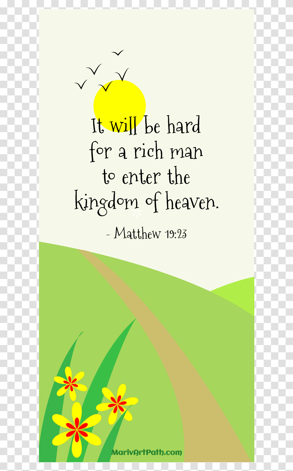 It Will Be Hard For A Rich Man To Enter The Kingdom Illustration, Advertisement, Poster, Flyer, Paper Transparent Png