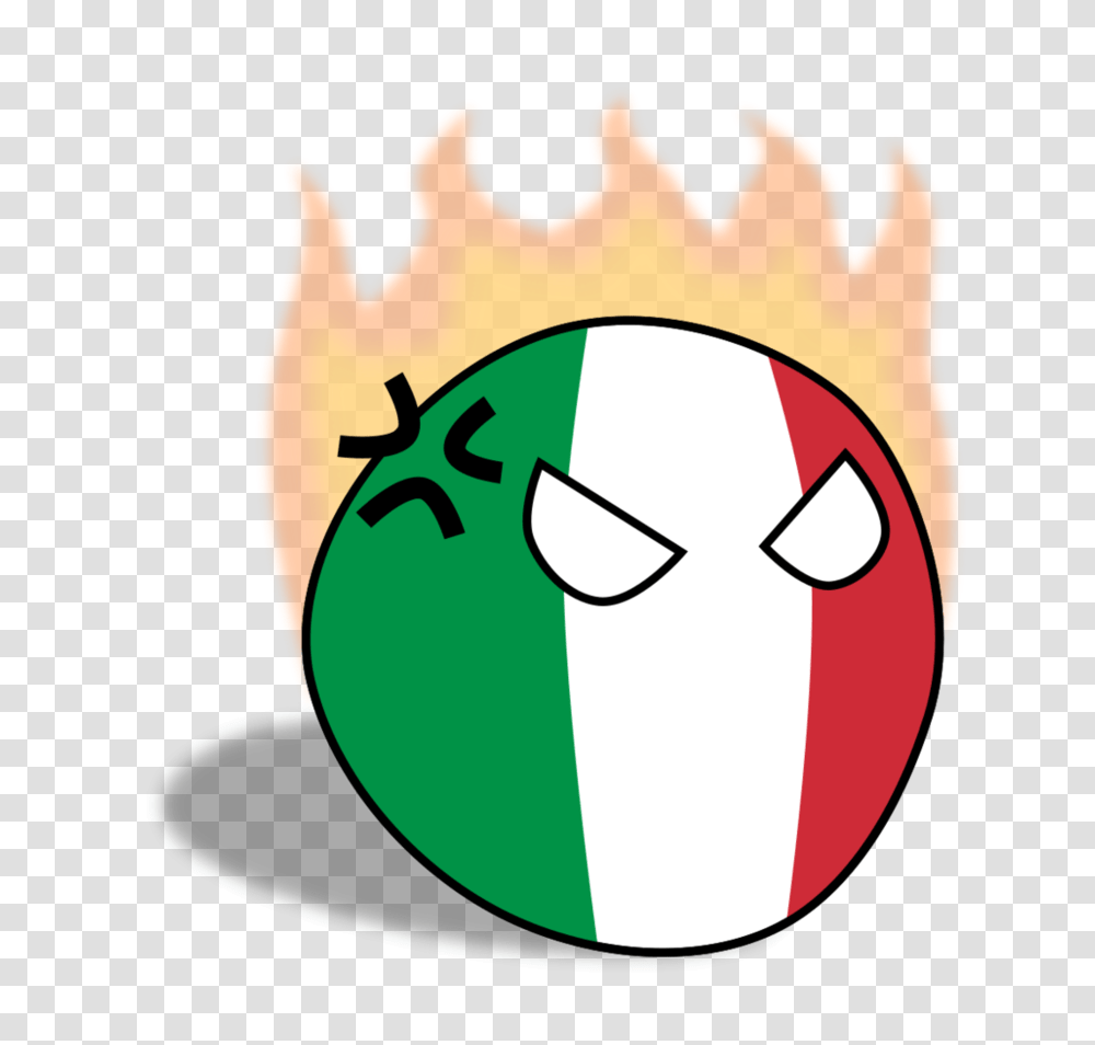 Italiaball Flames, Recycling Symbol, Star Symbol, Logo Transparent Png