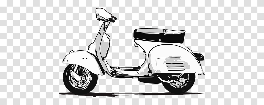 Italian Transport, Scooter, Vehicle, Transportation Transparent Png