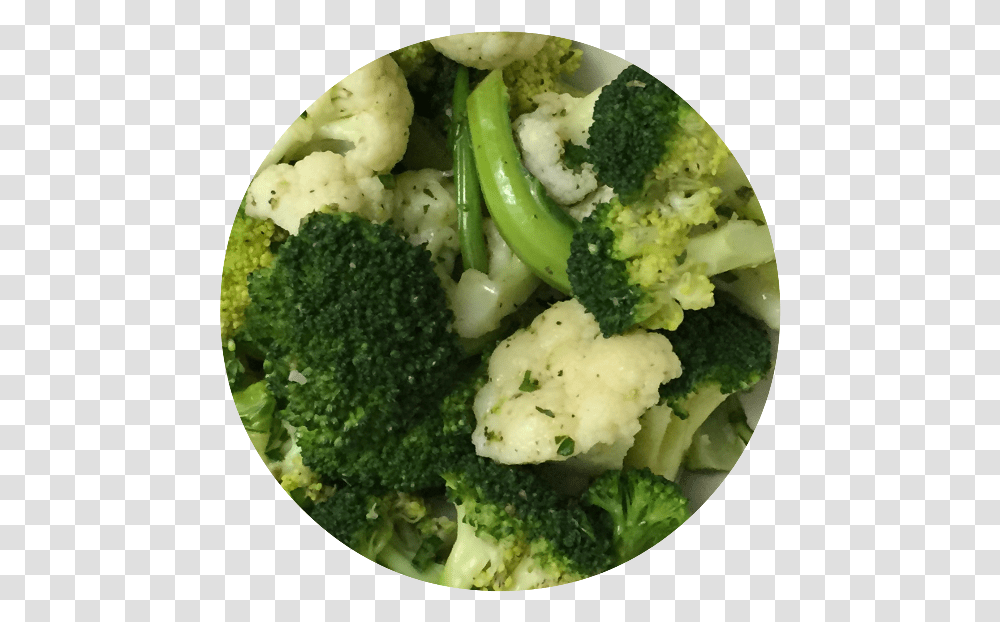 Italian Broccoli Cauliflower Main Circle Cauliflower, Plant, Vegetable, Food, Bowl Transparent Png