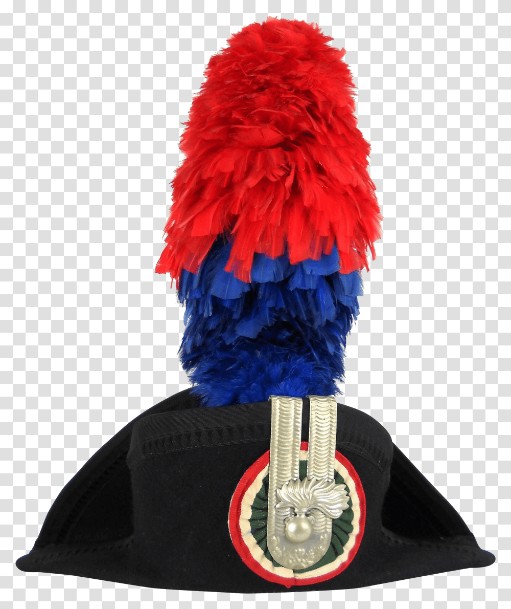 Italian Carabinieri Bicorn Dress Hat Costume Hat Transparent Png