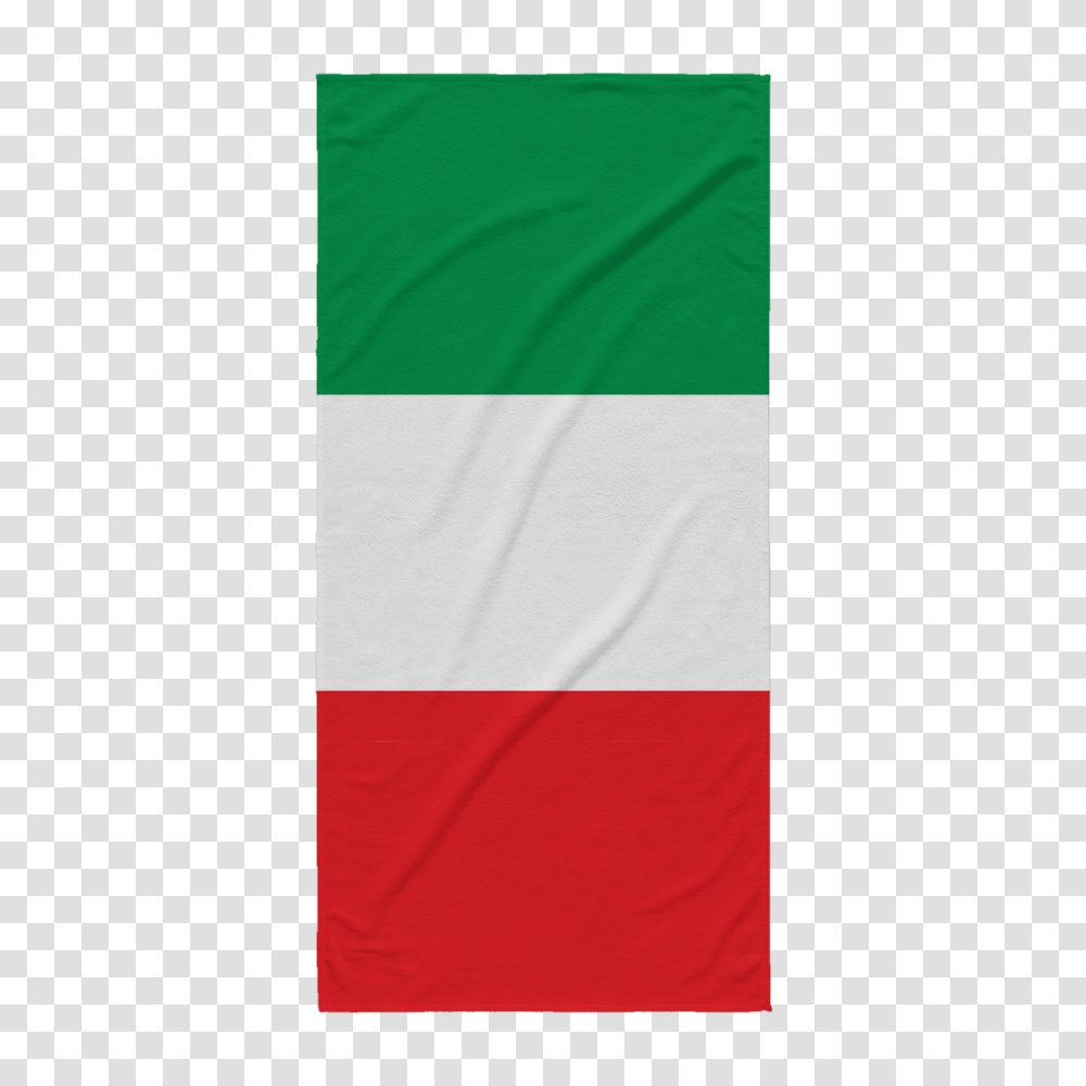 Italian Flag Beach Towel Nation Love, American Flag, Napkin Transparent Png