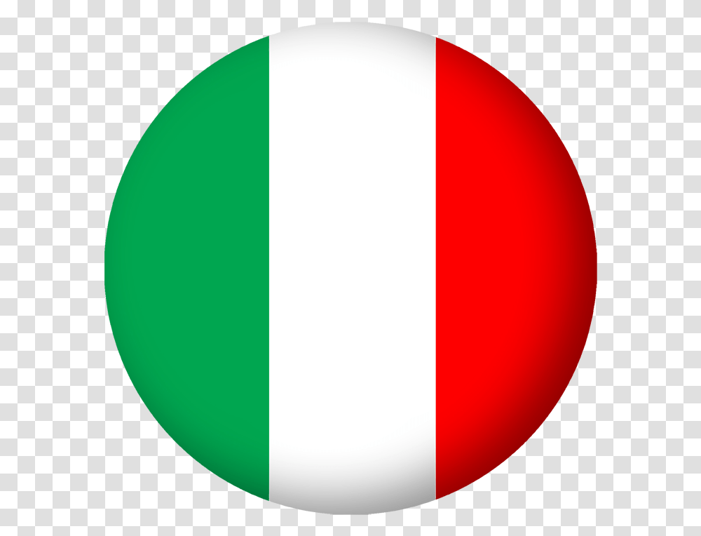 Italian Flag Italian Flag Circle, Balloon, Logo, Symbol, Trademark Transparent Png
