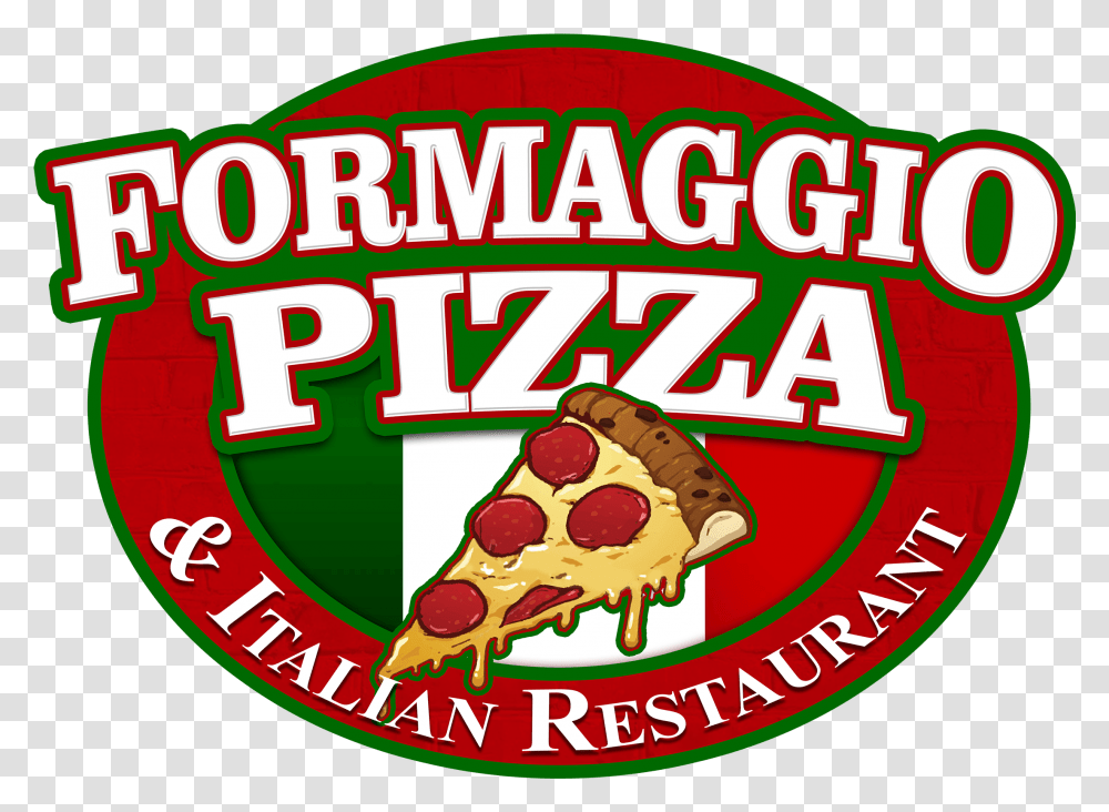 Italian Food Pepperoni Pizza Slice, Logo, Circus, Leisure Activities Transparent Png