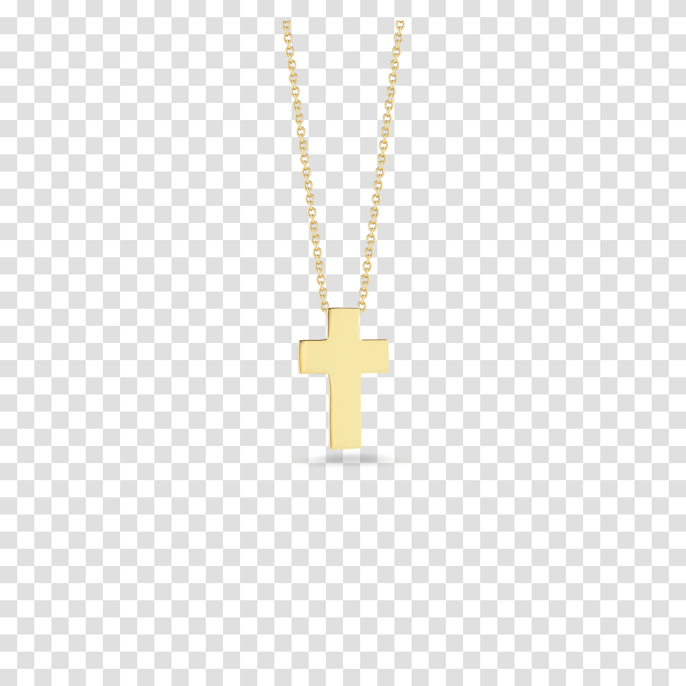 Italian Gold Cross Pendant For Gift, Zipper Transparent Png