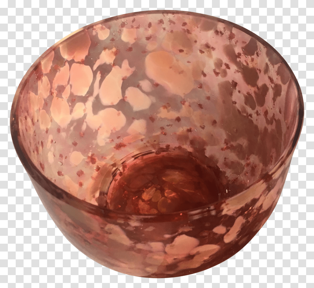 Italian Mid Century Modern Pink Murano Art Glass Bowl With Gold Flakes Punch Bowl, Sphere, Goblet, Pottery, Vase Transparent Png