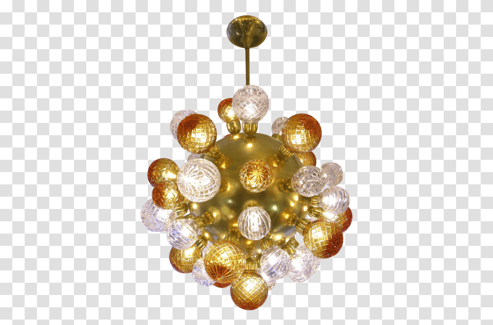 Italian Modern Sputnik Brass Chandelier With Crystal Chandelier, Lamp, Lighting, Light Fixture, Diwali Transparent Png